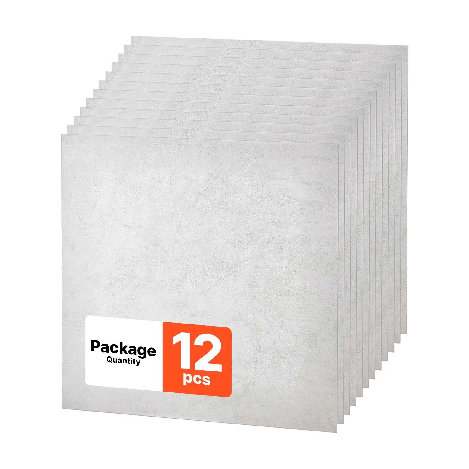 VEVOR 24x24 in PVC Ceiling Tiles 12-Pack, White Marble Drop Ceiling Panels, PVC Foam Board, Grid System Fit, Water-Resistant, Flexibly Cuttable, Easy to Clean, Modern Decor for Home, Office