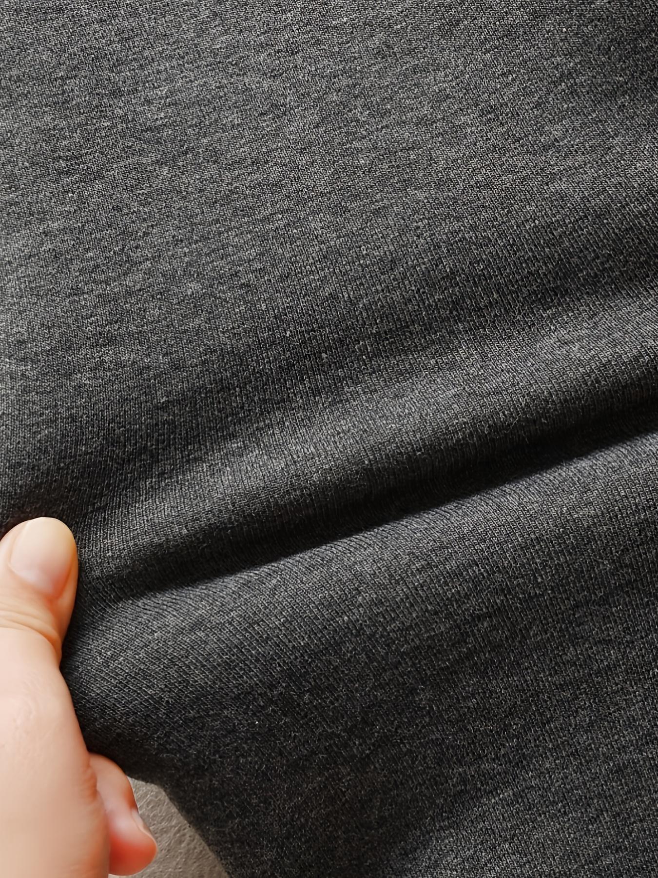 Girls' Thermal Winter Leggings - Thick Tights with, 9/10 Length Slim-Fit Pants for Cold Weather, Machine Washable Warm Underwear (White/Dark Grey) - Baby & Clothing