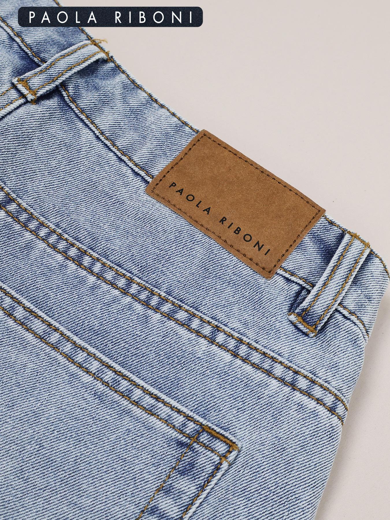 Women's Plain Basic Distressed Fitted Cropped Light Wash Denim Shorts, Casual Fashion Shorts for Summer, Ladies Bottoms for Daily Wear