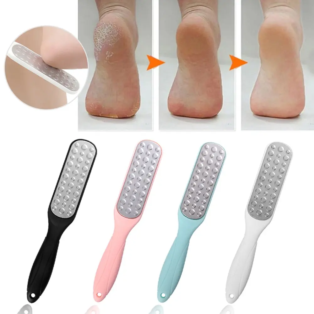 4pcs Double Side Foot File, Professional Rasp Heel Grater, Hard Dead Skin Callus Remover Tool, Pedicure File, Foot Grater