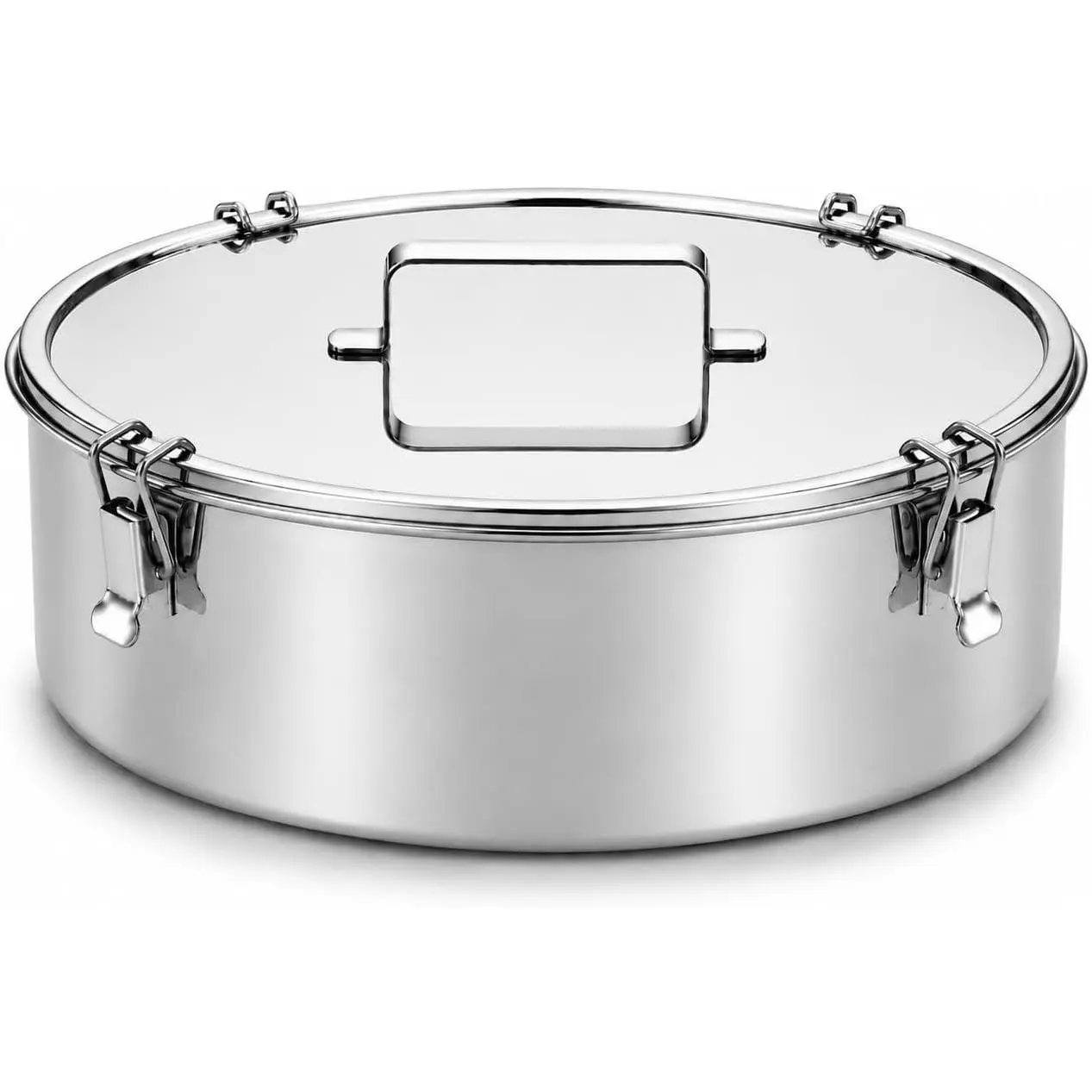 Extra Large Stainless Steel Flanera with Lid, 11.25 Inch 125 fl oz Flan Mold for Family-Size Flan, Quesillo, Custard, Pudding, Cheesecake & Oven Water Bath Baking