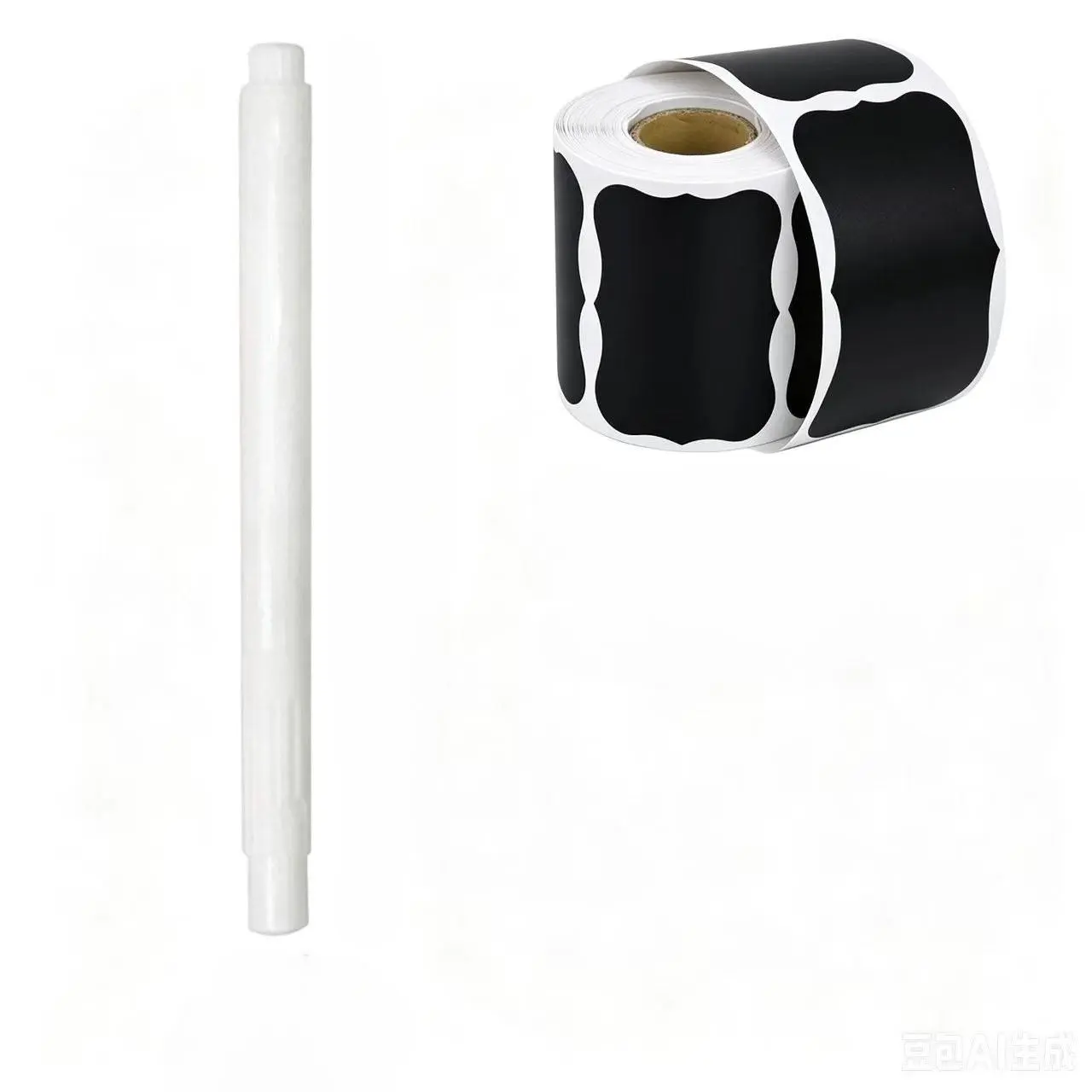 150 Reusable Storage Labels, PVC Material, Pen Included, Erasable Non-Stick Labels, Ideal for Kitchen Glass Bottles, Plastic Bottle Stickers, Rolls Labels, Bottle Labels Daycare Reusable