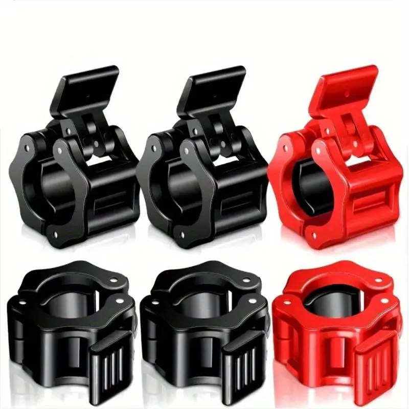 50mm Barbell Collar Lock Dumbell Clips Clamp Weight lifting Bar Gym Dumbbell Lock Clamp Spring Clips Weight Lifting