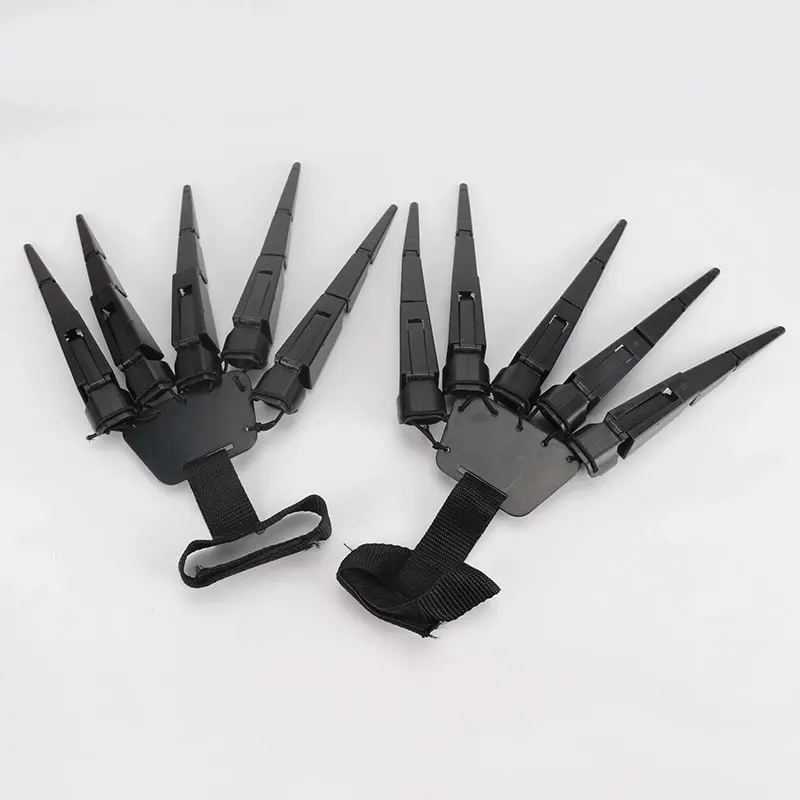 Halloween Articulated Skeleton Hand Claw Prop, Movable Joint Spider Finger, Cosplay Decor for Party, Outdoor Horror Decorations