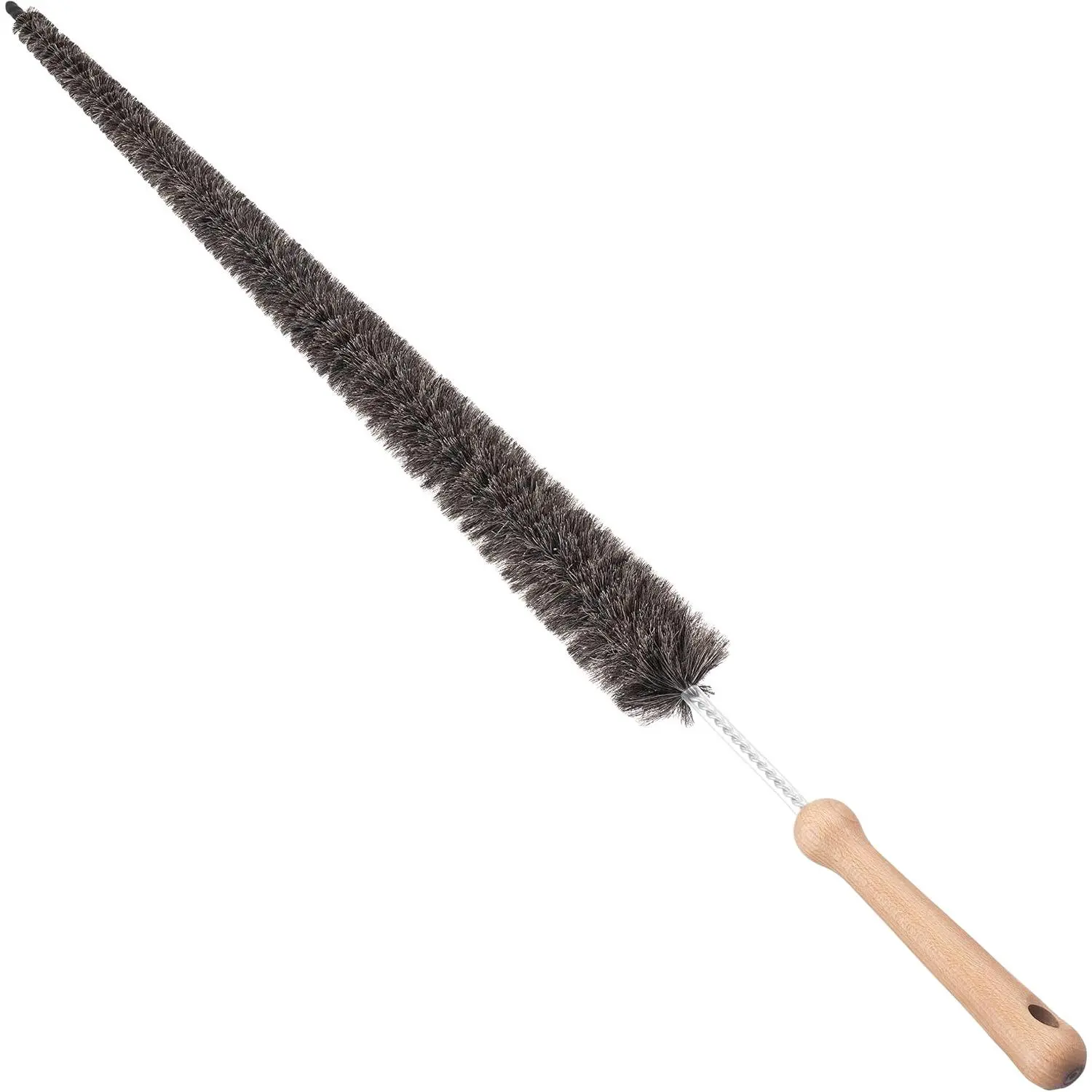 Professional 28-Inch Soft Goat Hair Dryer Lint Brush Vent Cleaner,  Essentials Maintenance Tool, Dryer Vent Brush. Manufactured in Belgium.