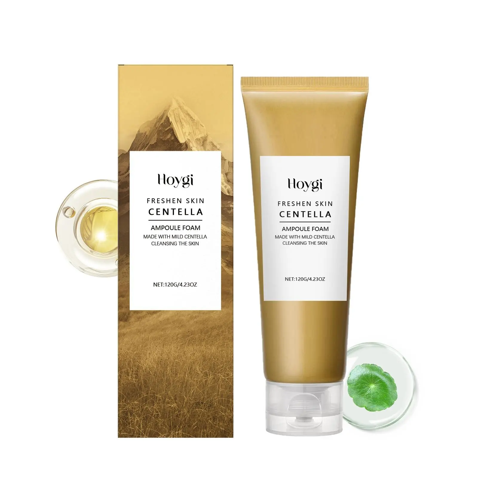 Centella Gentle Moisturizing Face Wash, Multi-Soothing Skincare Ingredients, Soft and Hydrated Daily Facial Cleaning Care