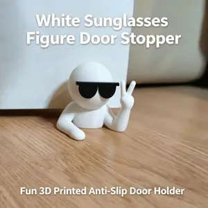 Fashion Glasses-Shaped Door Stopper, Fun 3D-Printed Non-Slip Door Stop, Creative Home Decor Accessory, Durable & Stylish Design