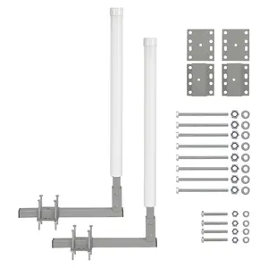 2PCS Adjustable Boat Trailer Guide Poles, Heavy Duty Galvanized  Steel Loading Guides for Trailers, Rustproof Bunk Guides for Ski Boats Fishing Boats Sailboats