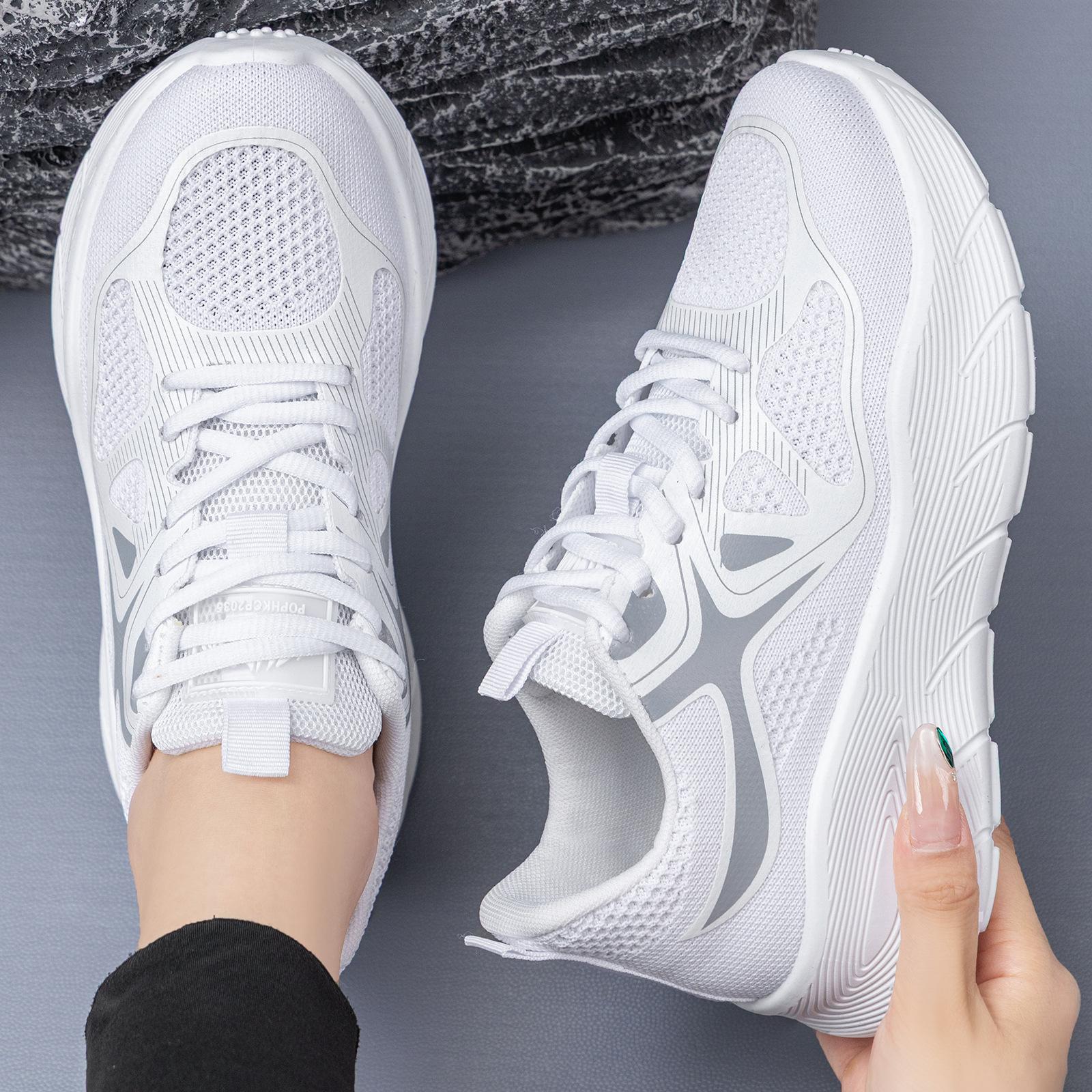 Women's spring and summer breathable sports shoes, comfortable and versatile casual shoes, fashionable low-cut casual shoes