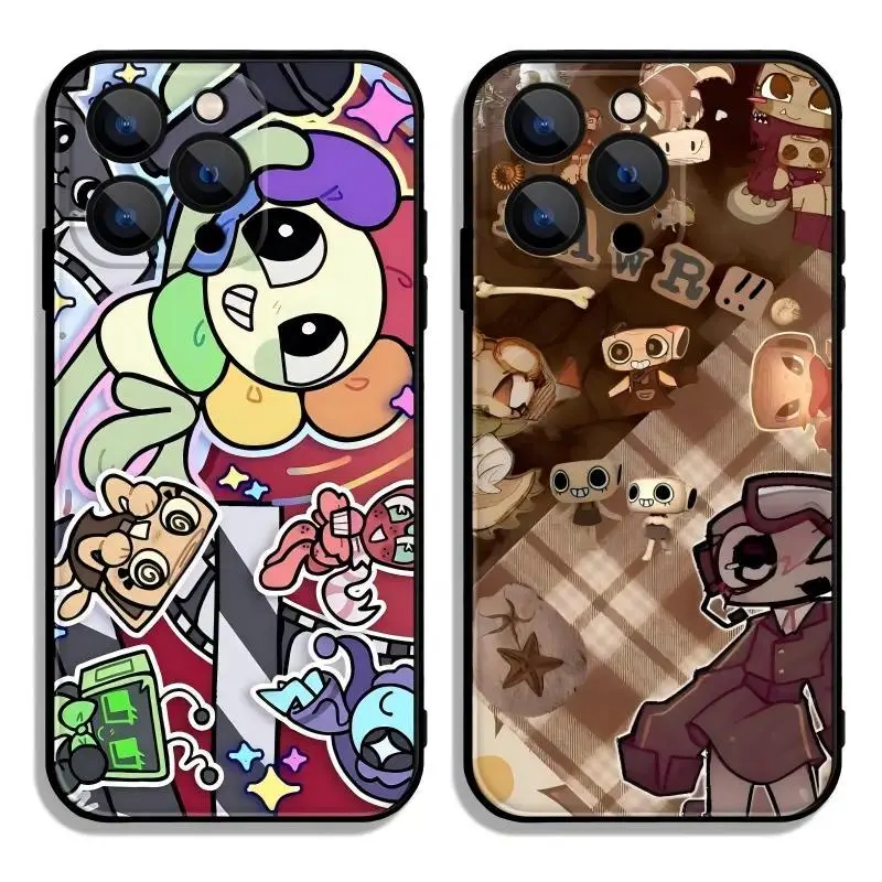 D-Dandys W-World Cute Eco-Friendly TPU Phone Cases for iPhone 17 Pro Max,16 Plus,15,14,13,12,11 - Soft Skin-Friendly,Shockproof,Dustproof Protection Accessories with Hyperrealism Glam Design (Gifts), Multi-Model