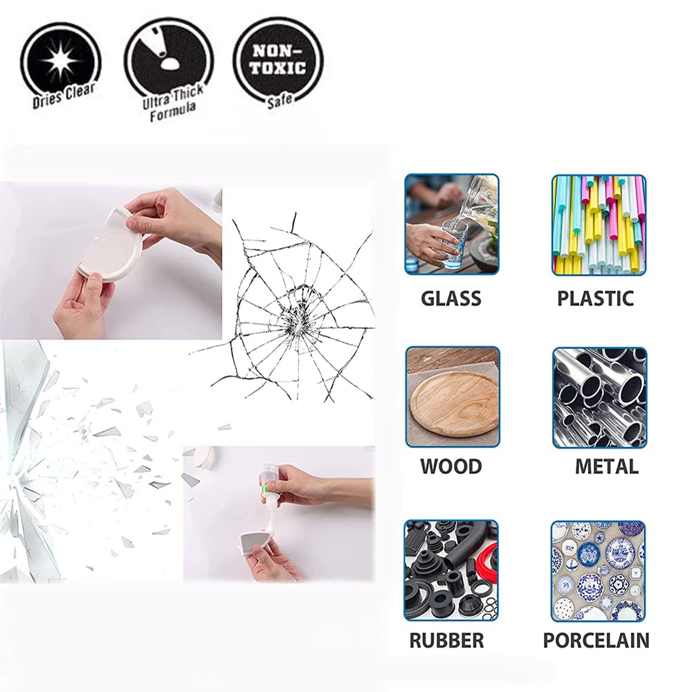 2/3PCS Welding High Strength Oily Glue 150 Gram (Pack of 3) - Universal Superglue,Mighty Instant Glue for  Ceramic Metal Glass