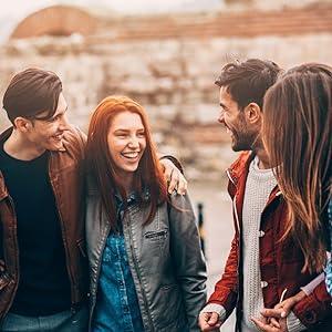 Jstyle 4 Pairs Stainless Steel Magnetic Stud Earrings for Men Women Silver Tone CZ Non-Piercing Clip On Stud Earrings Set 6-8MM