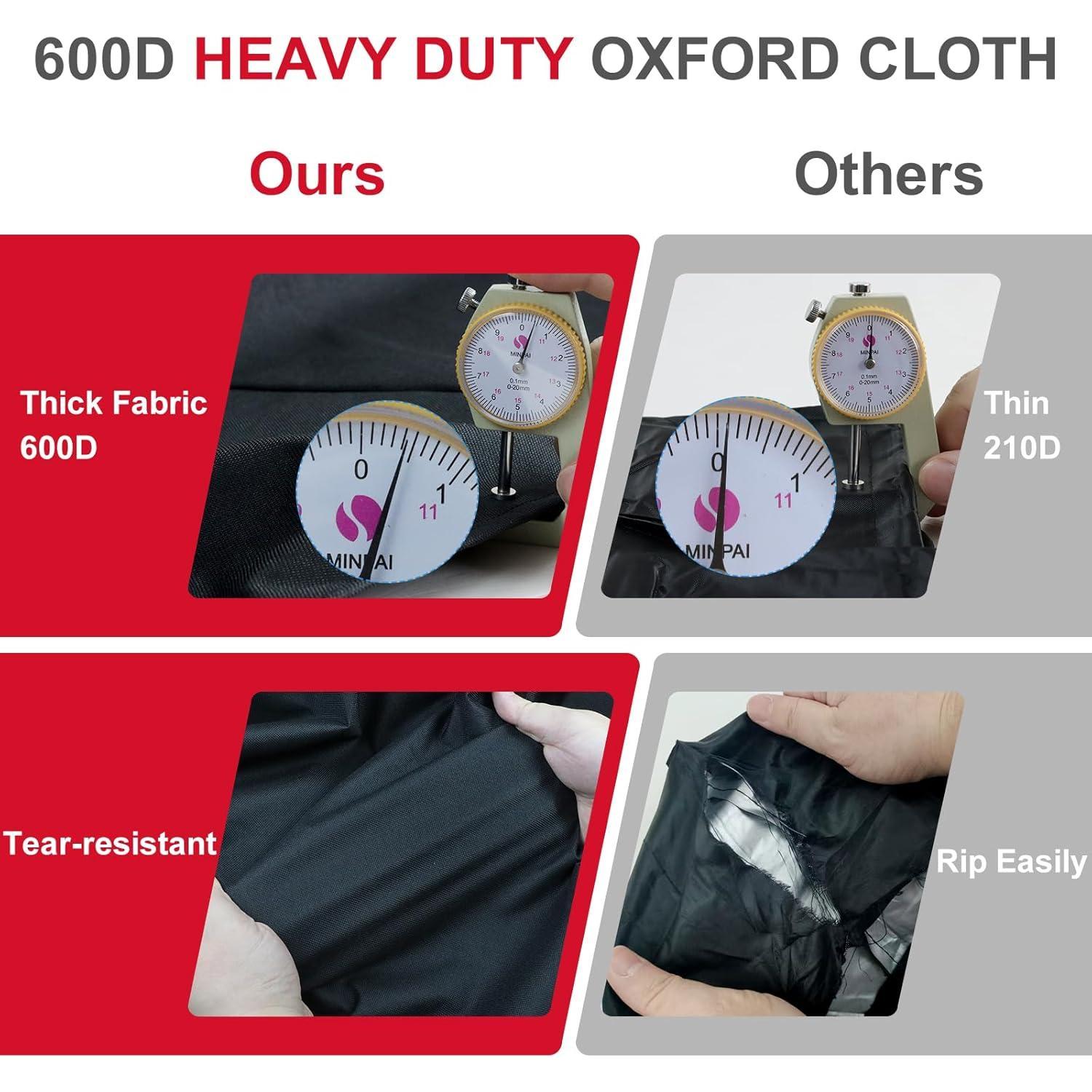 Grill Cover,72 inch Heavy Duty Grill Cover for Outdoor Grill,600D  Anti-UV Fade-Resistant Barbecue Gas Cover with Adjustable Straps for Weber,Genesis,Charbroil and More Grills