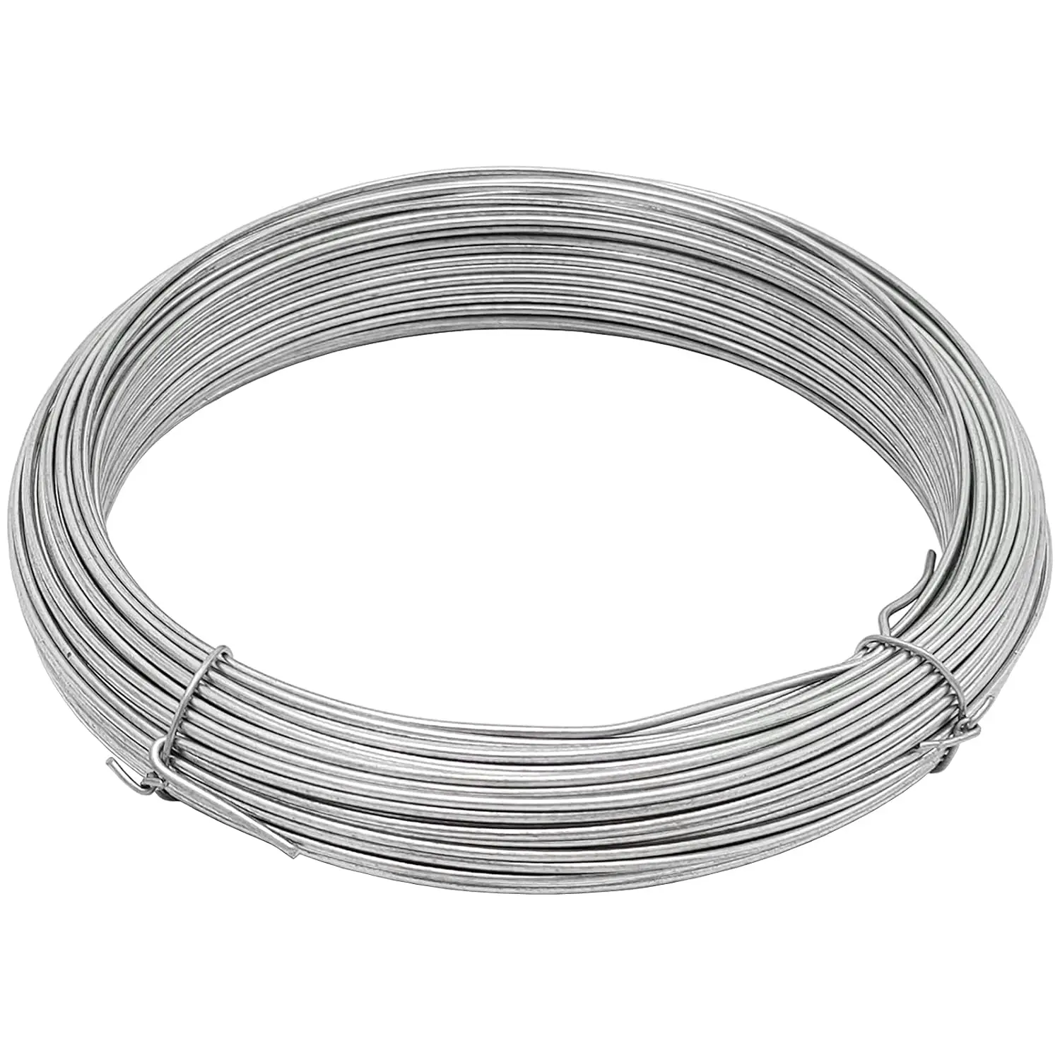 19 Gauge Galvanized Solid Wire,98ft Galvanized Hobby Wire,Multi-Purpose Steel Wire Ideal for Crafts,DIY Projects,Fastening,Fixing Up Fences