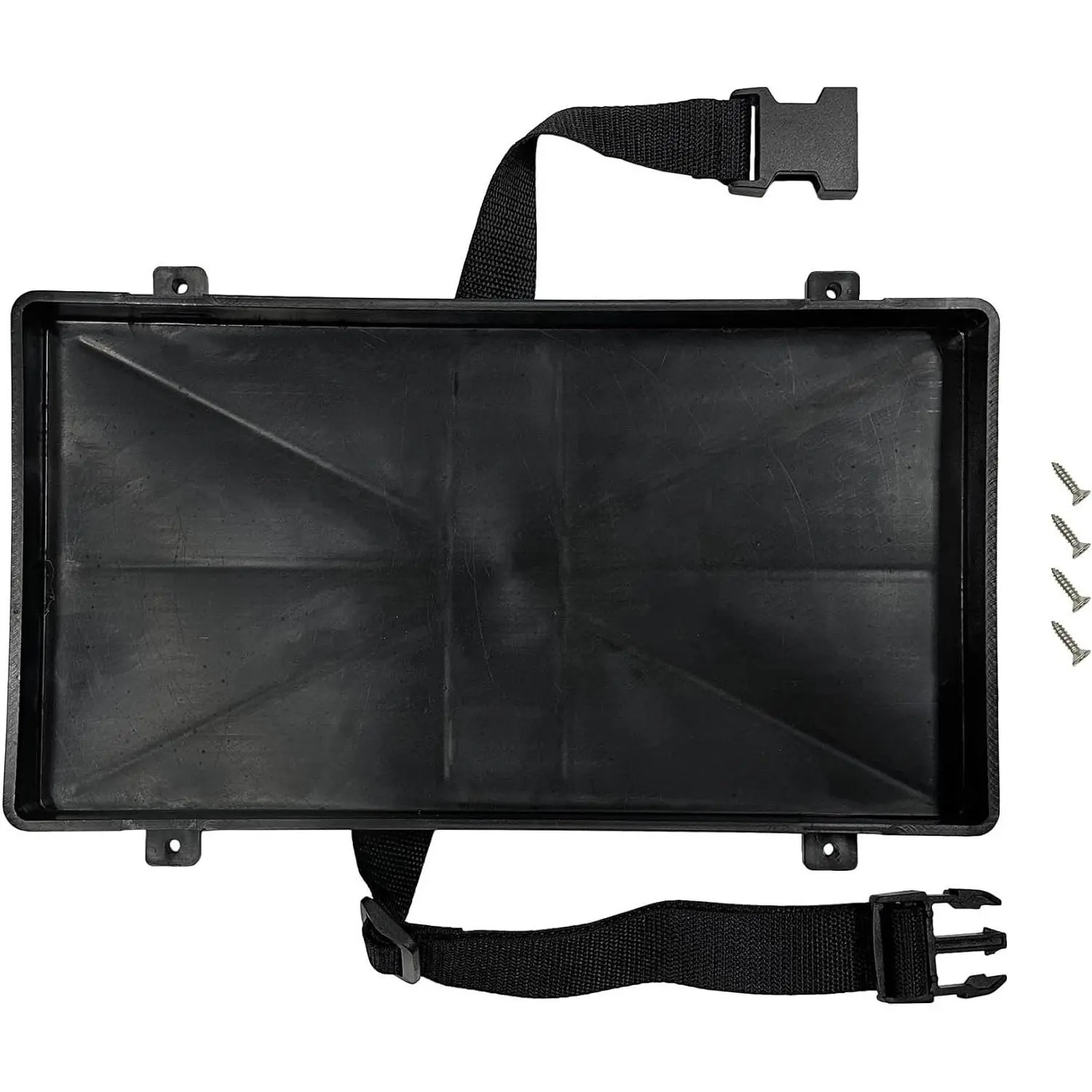 Group 27 Series Battery Tray with Strap for Automotive Marine Boat RV - Battery HolderGift