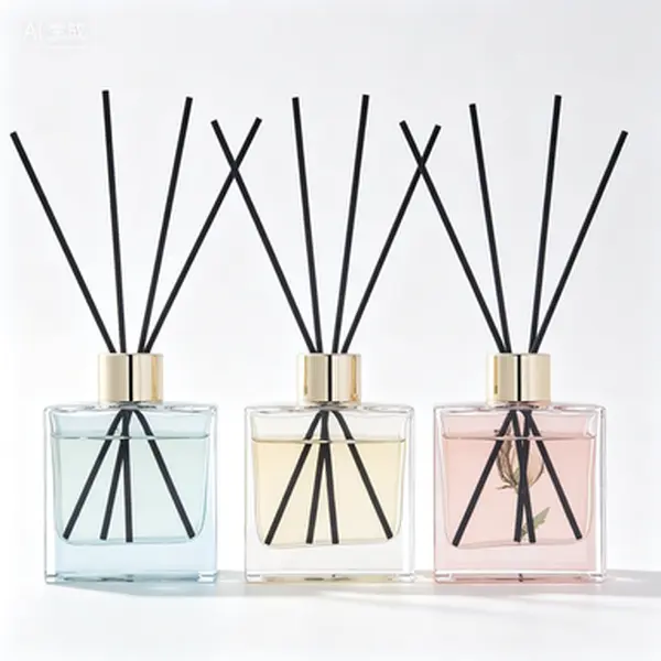 3-Pack 3.04 Fl.Oz Alcohol-Free Decorative Reed Diffuser Set with 24 Sticks, Soothing Cashmere Vanilla Sandalwood Rose Clean Linen Scents, Long-Lasting Indoor Home Decor, Gift Box for Birthday Mother’s Day Anniversary