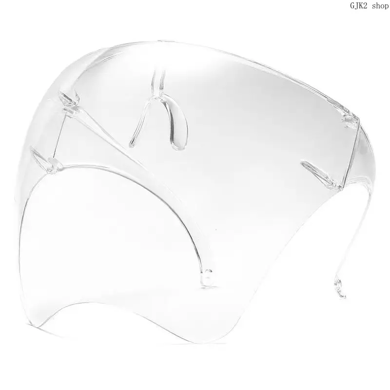 Anti-Fog Full Face Protective Shield Wear Over Eyeglasses Anti-Splash Wind Dust Face Visor for Outdoor Work Cycling