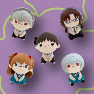 2026 hot itemNew In Stock Furyu Mochipico Rei Ayanami Plush Toy 15cm Soft Stuffed Doll Rebuild Of Eva Cute Collectible Toy Birthday Gift