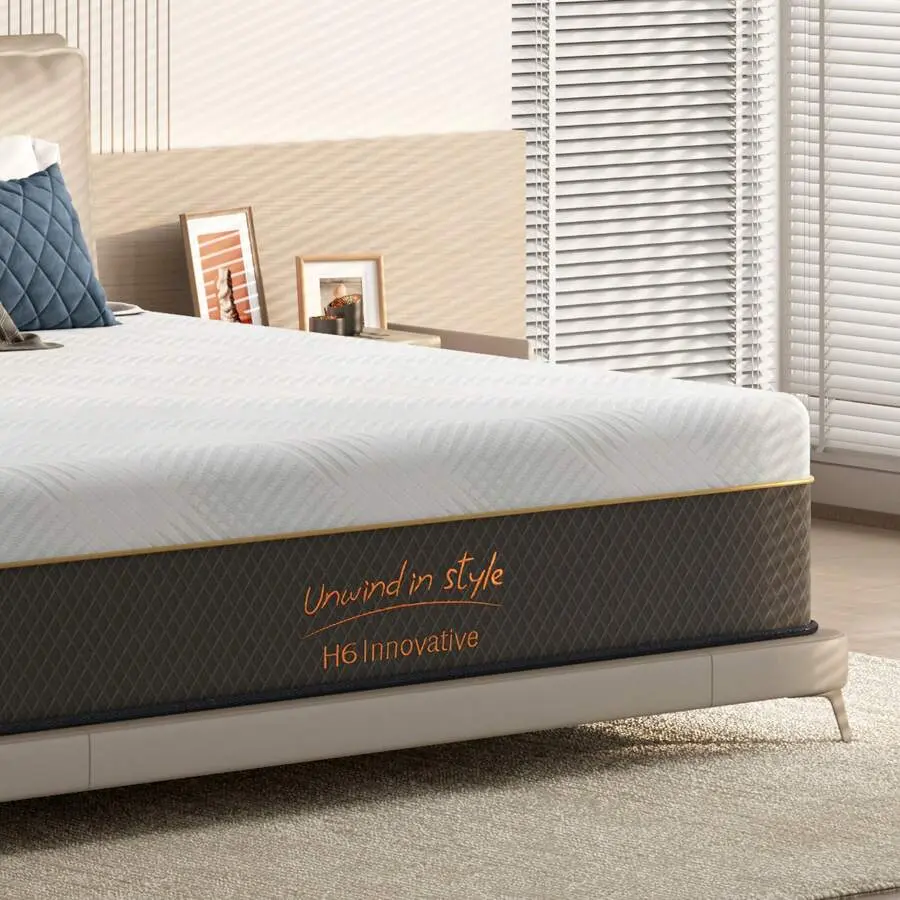 10/12" Memory Foam Mattress, Twin/Full//Boxed Pocketed Mattress, Medium Firm Support, Pressure Relief, Fits Bed Frames