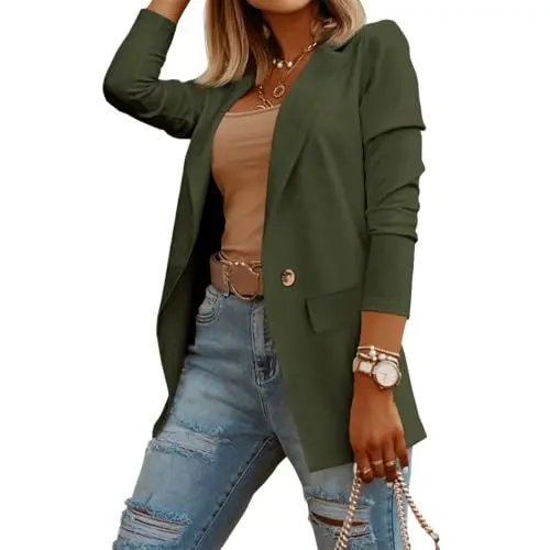 Deep Green-With buttons and pockets