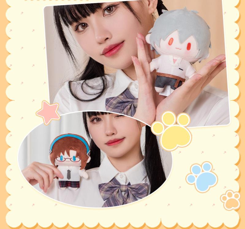 15cm NEON GENESIS EVANGELION Kawaii Figure EVA Plush Doll Rei Ayanami Asuka Anime Peripheral Bag Pendant Collection Model Toys