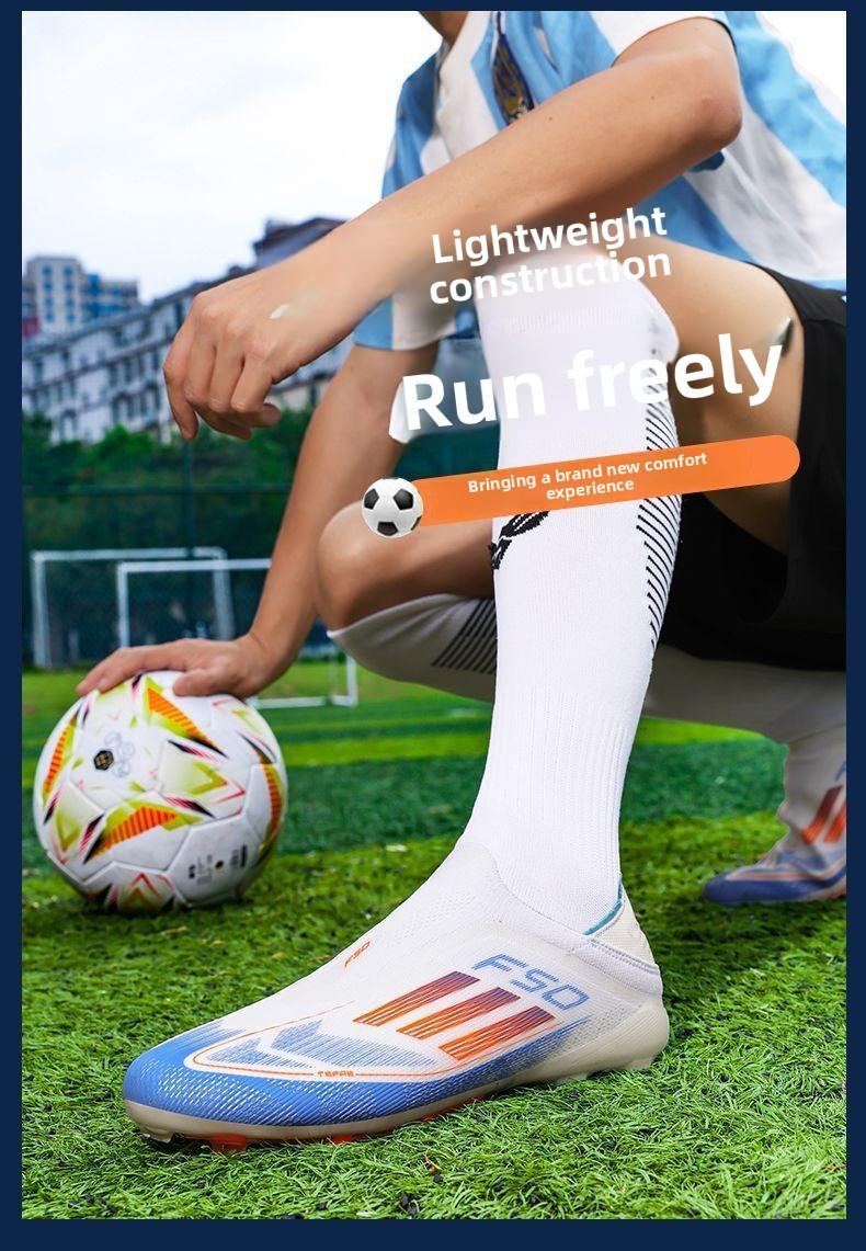 Football shoes for teenagers, student football shoes for both men and women, TF cleats, AG long spikes