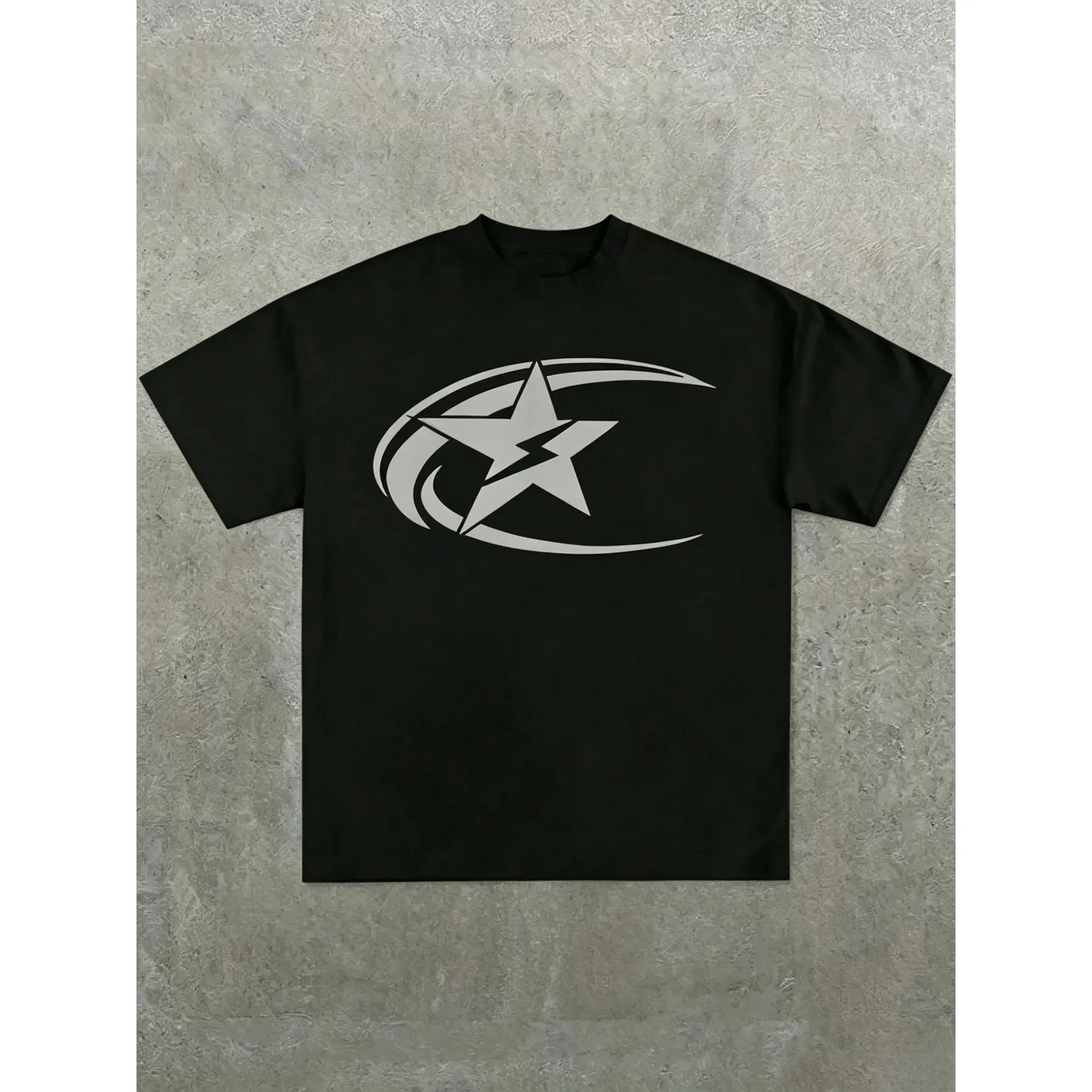 Retro Shooting Star Graphic Tee |    Aesthetic Urban Streetwear Casual Top