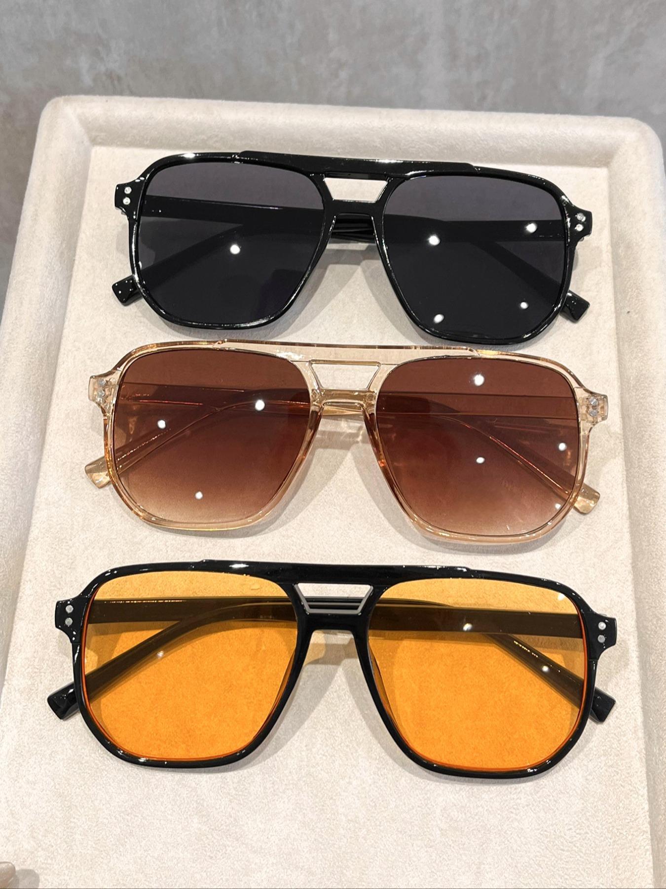 Unisex Vintage Trendy Aviator Sunglasses, Aviator Shades, Retro Outdoor Sports Sunglasses, Fashionable Sunglasses for Men & Women for Everyday Use