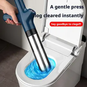 2026 New Integrated Pipe Dredger - One-shot Toilet Unclogger - Stainless Steel Household Drain and Sink Unclogger - Toilet, Sink, Basin Unclogger
