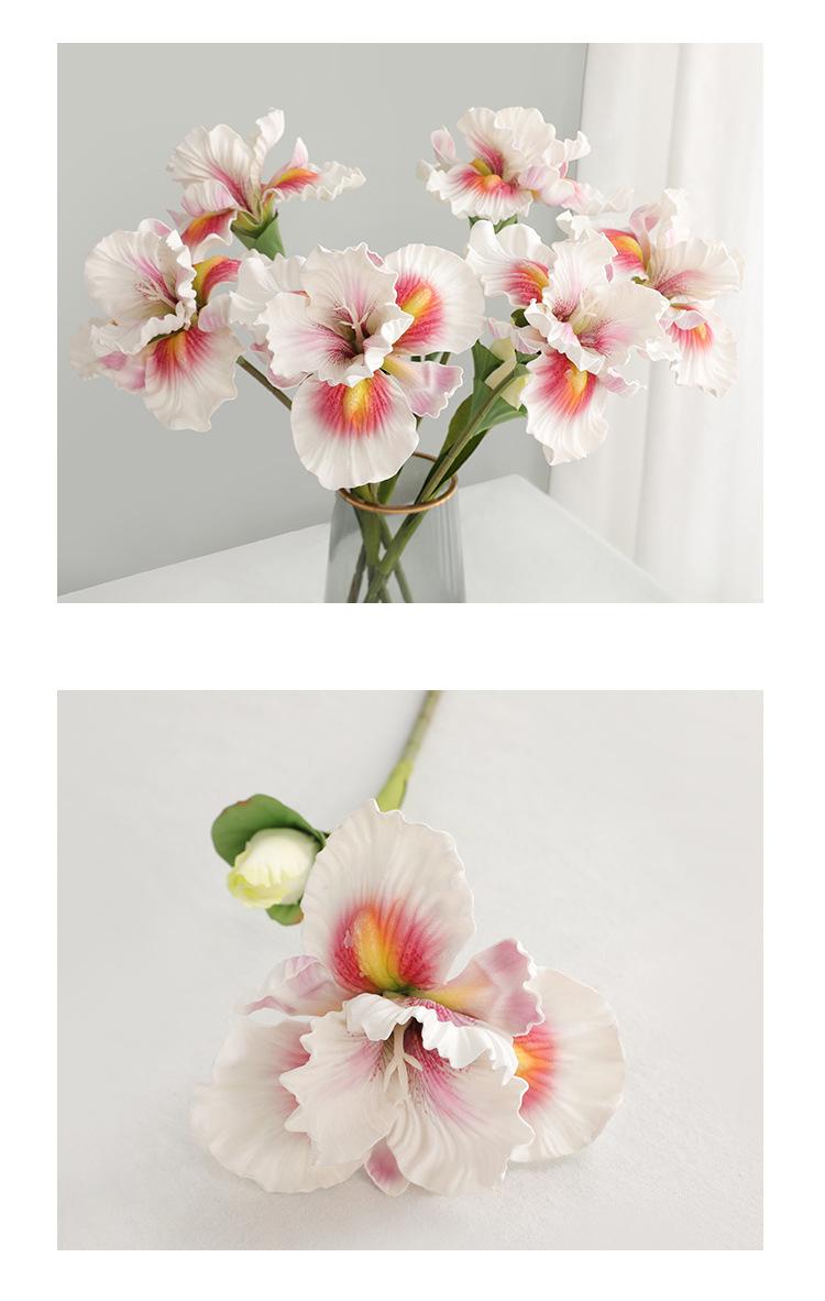 Eternal Iris 3-Stem Bundle| Premium Faux Florals for Mother's Day Gift & Aesthetic Home Decor| Bendable Stems|Premium Faux Florals