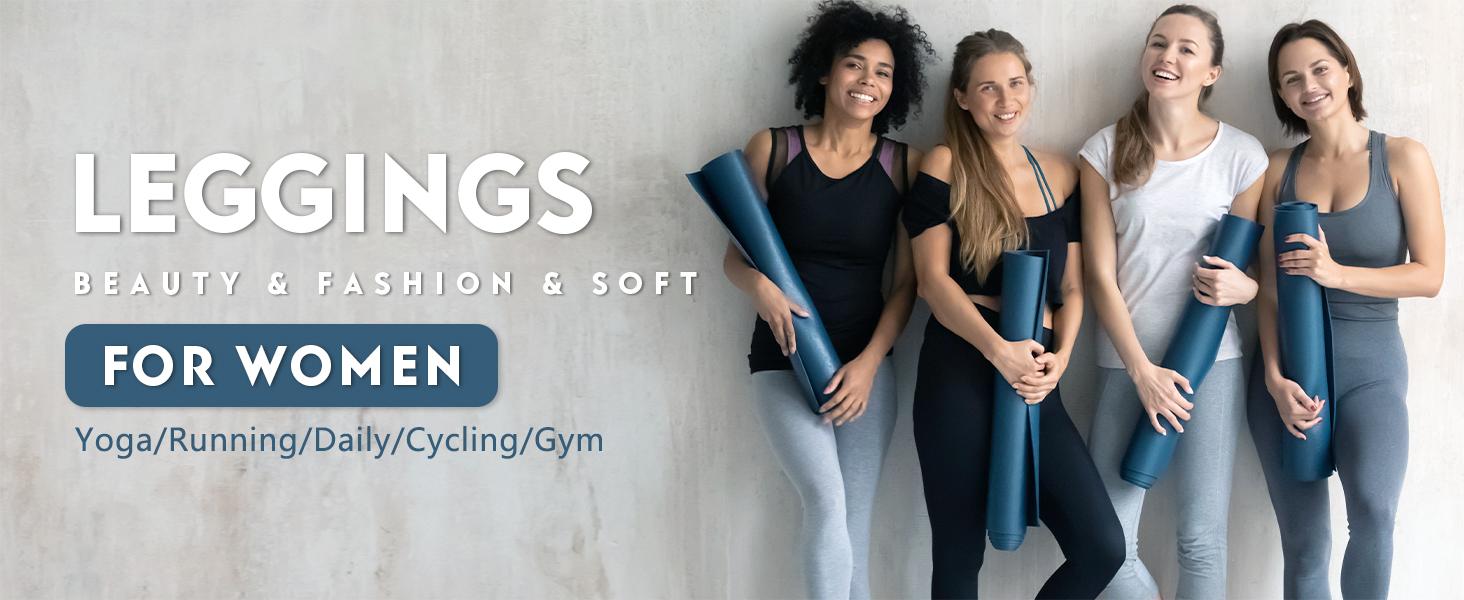 SKIKREMIO Plus Size High Waisted Leggings for Women, Soft Tummy Control Non See Through Yoga Workout Running Pants