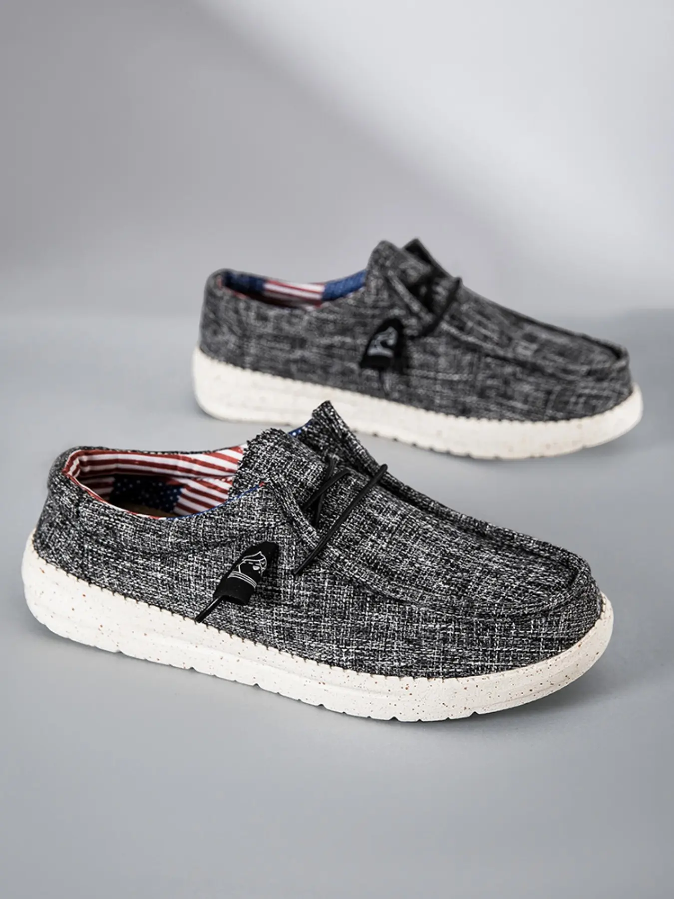 New Casual Men's Canvas Shoes, Breathable Thin Soft Flat Sole, Comfortable Slip-On Cloth Shoes Sneakers, Lightweight Durable Walking Shoes, Slip On Footwear