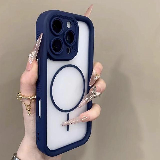 Angel Eye Heat Dissipation Compatible with iPhone 17 Pro Max Phone Case Matte Magnetic Apple 16 Full Coverage Shockproof Hard Case