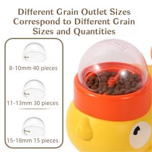 2-in-1 Duck Toy: Slow Feeder + Treat Launcher – Interactive Puzzle for Bored Pets, Freeze-Dried Compatible