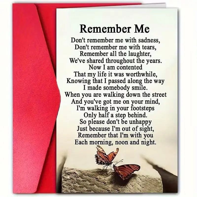 1SET of Meaningful Sympathy Cards with Envelopes | High-quality paper, heartfelt messages, perfect for family, friends, parents, and neighbors | Ideal for expressing sympathy, offering apologies, and coping with loss. A great Christmas gift.