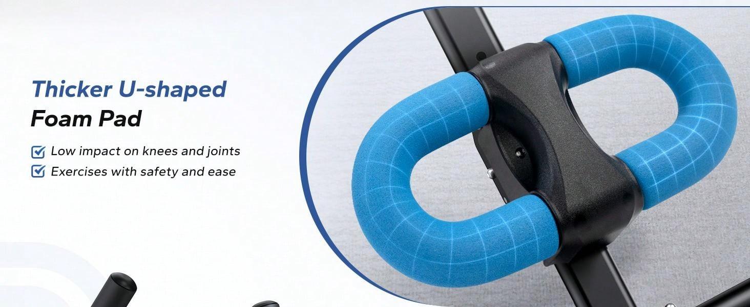 Adjustable Ab Exercise Machine - Foldable Knee Support| No Gym Home Core Workout six pack abs trainer