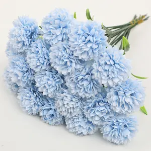 18-Piece Artificial Flower Bouquet, Sunflower, Violet, Daisy Combo, Vase, Home Decor, Wedding, Festival, Outdoor Use, Durable Plastic, Decorative