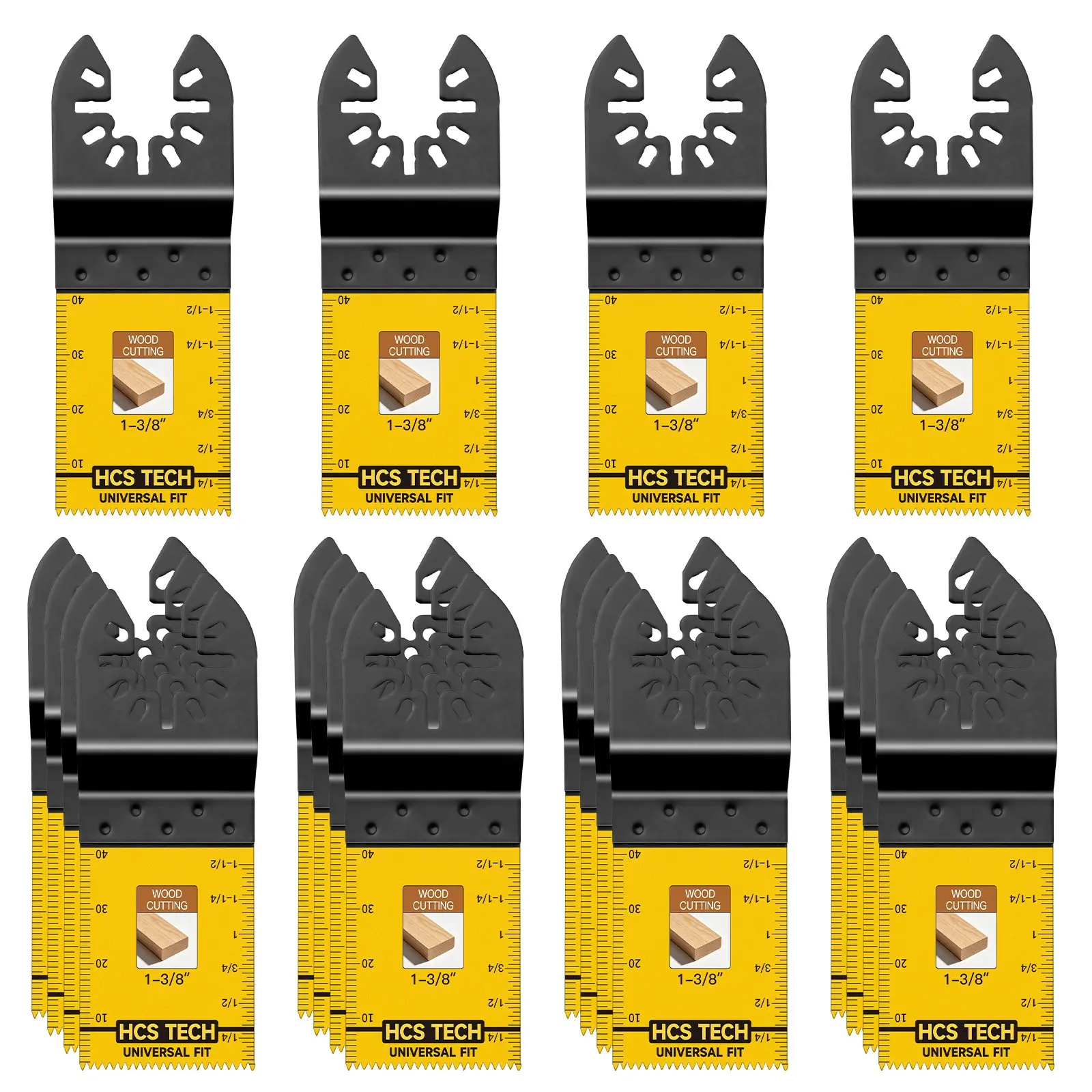 Multitool Blades, Oscillating Saw Blades, Universal Oscillating Tool Blades, Fits Most Models, Durable & Versatile Cutting Tools