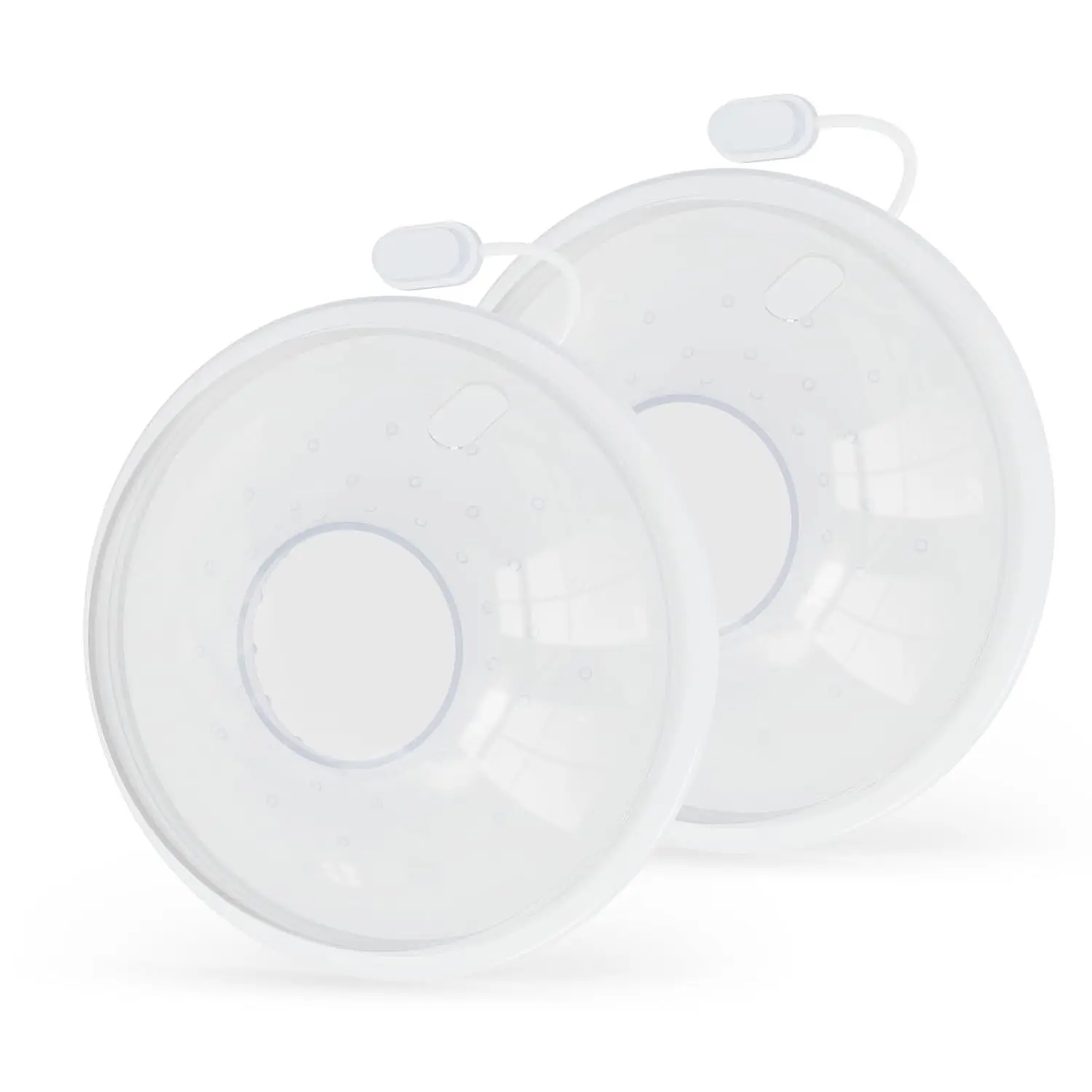 BPA-Free Breast Milk Collector Cups for Breastfeeding – Postpartum Essentials (1oz/30ml, 2 Counts)(Gift)
