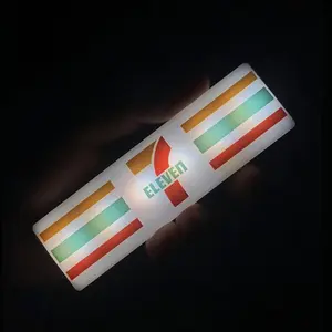 Magnetic Family Mart Supermarket Refrigerator Sticker Lawson Convenience Store 711 Luminous USB Fridge Stickers Home Decorations