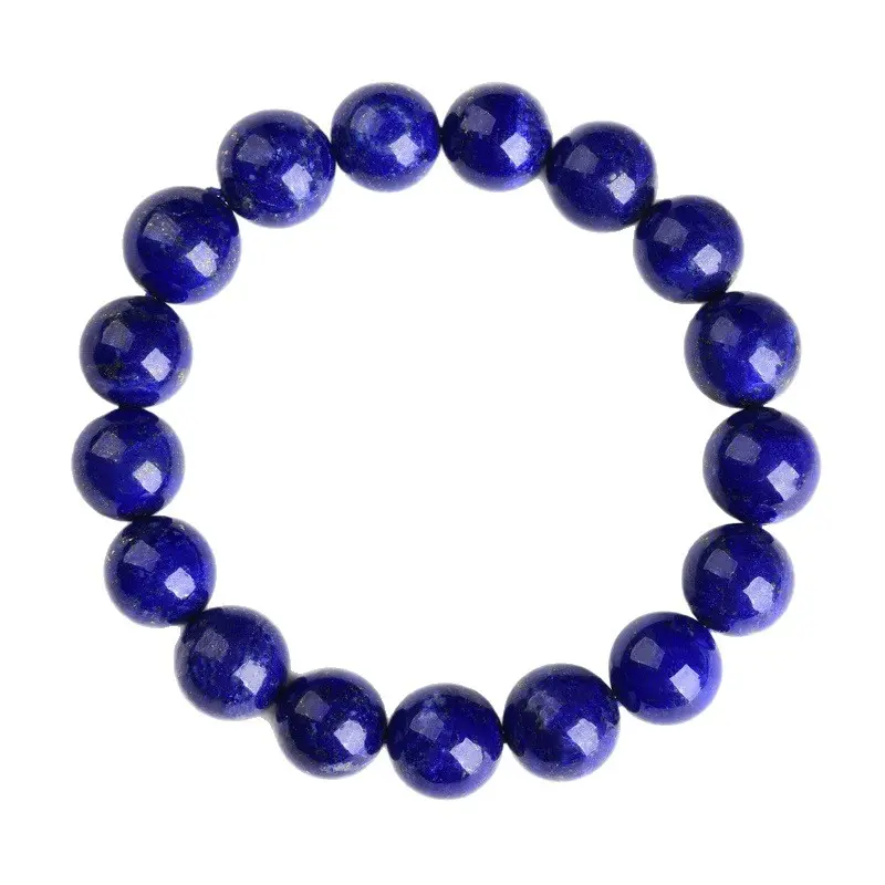 Natural 7A Grade Lapis Lazuli Bracelet, Afghan Lapis Lazuli Beaded Bracelet, Imperial Lapis Lazuli