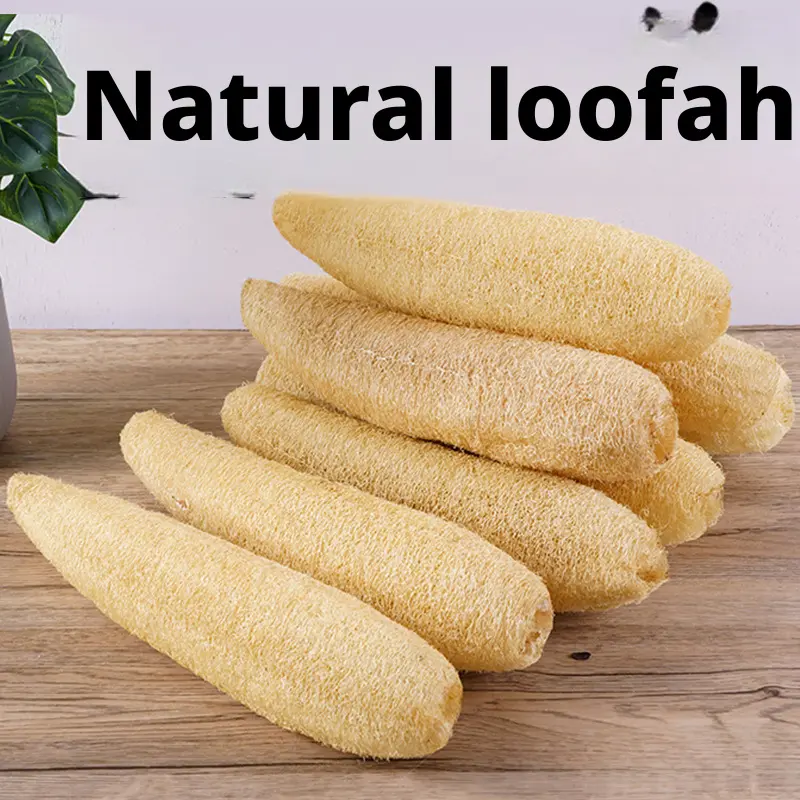 Loofah scrubber for washing dishes and pots, made from whole natural loofah, bath towel, oil stain remover, magic cleaning cloth