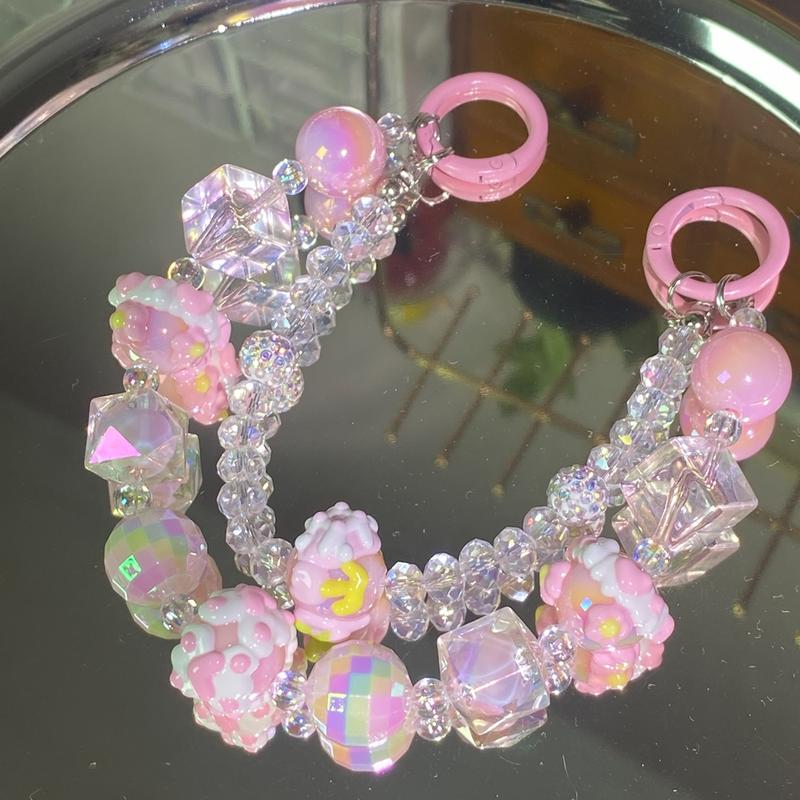 2025&2026 Dazzling Korea&Japan Style Phone & Bag Charms and Chain! Handmade with premium beads for that LUXE vibe.