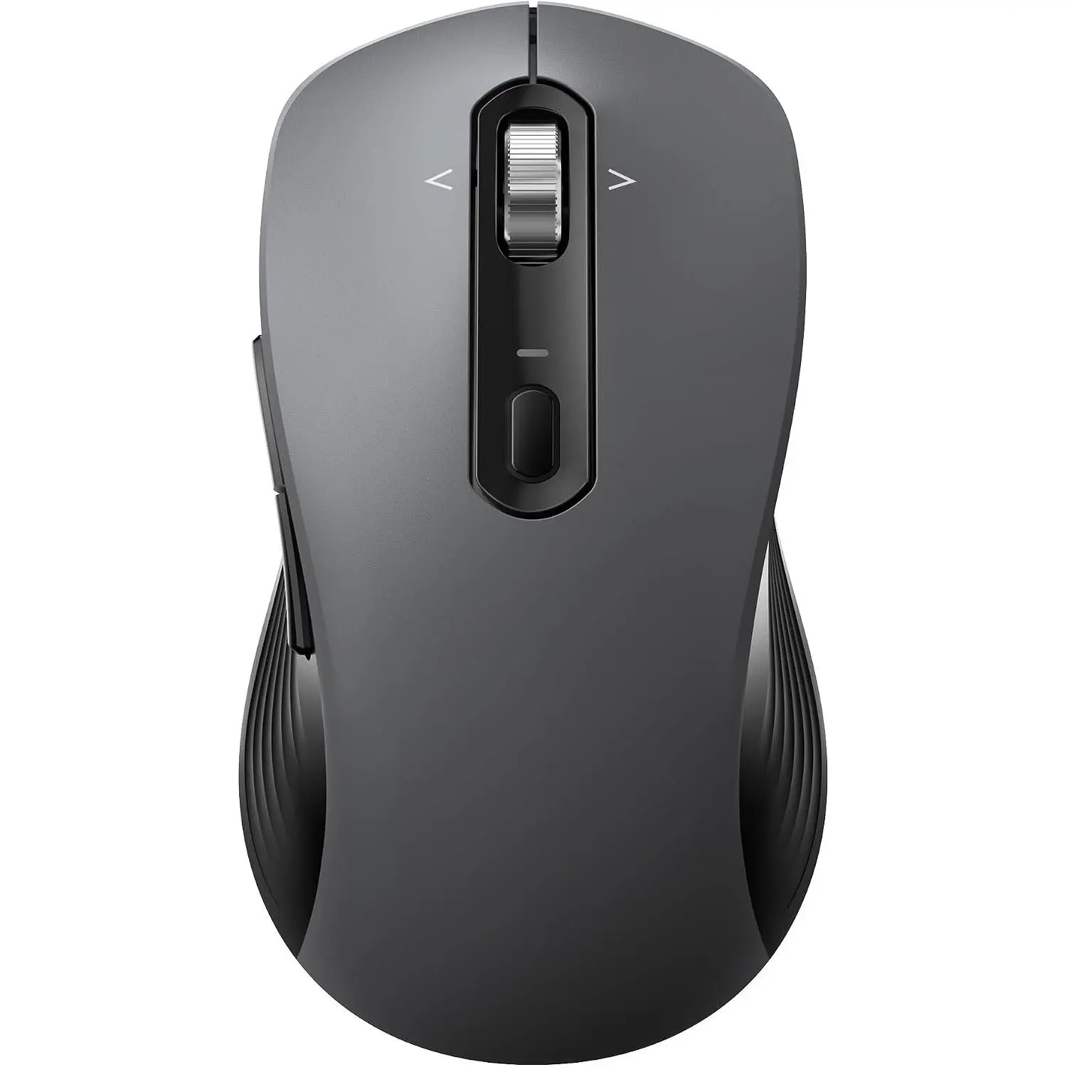 Wireless Computer Mouse for Designers, 3-Device (Triple Device) Connectivity, 4-Way Scrolling Wheel, DPI Adjust, Quiet Click, Grey