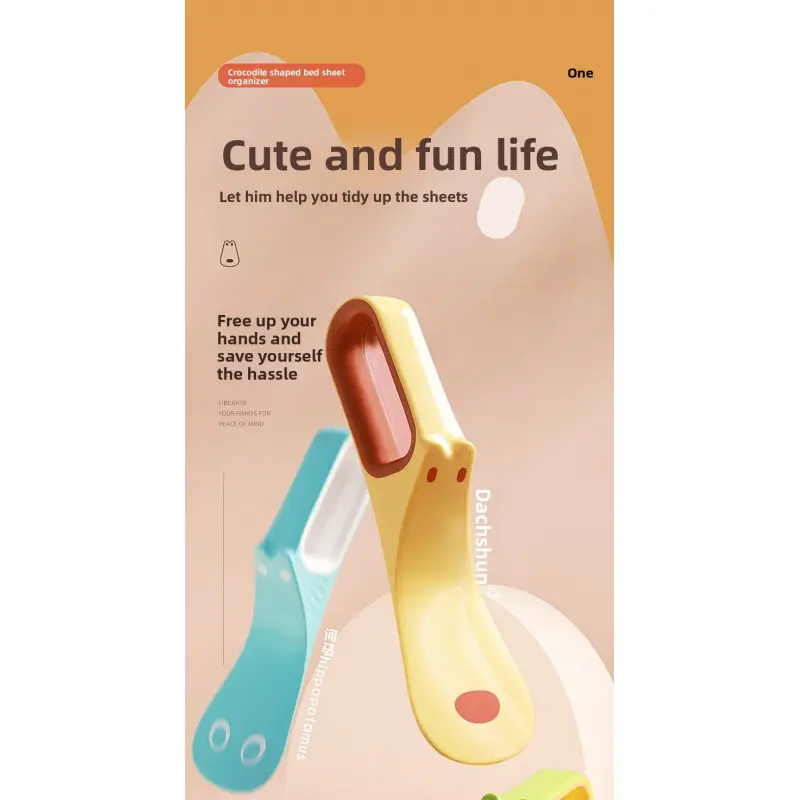 Premium Heavy Duty Mattress Lifter Tool, Cute Cartoon Sheet Tucker Bed Making Helper, Labor Saving Bed Sheet Gap Lifting Tool for Home Bedroom Apartment Hotel Housekeeping