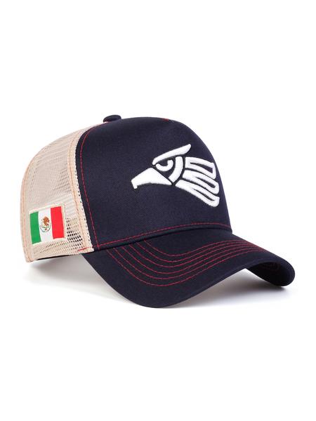 Mexican Eagle Design Baseball Cap, Graphic Trucker Hat, Adjustable Outdoor Sun Protection Hat, Casual Daily Use Unisex Cap for Men & Women