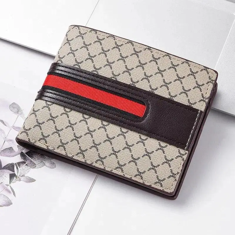 Minimalist Leather Bifold Wallet for Men, Ultra-Thin Card Holder with 2-Fold Zipper Coin Purse, Everyday Carry Accessory for Work, Commute & Casual Style