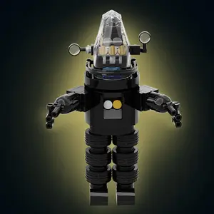 188pcs Robby Robot Block Model, a Character from a Sci-Fi Film, Designed As a Building Toy with a Box And Instruction Manual, Perfect for Birthday Presents And Imaginative Holiday Gifts for Space Enthusiasts