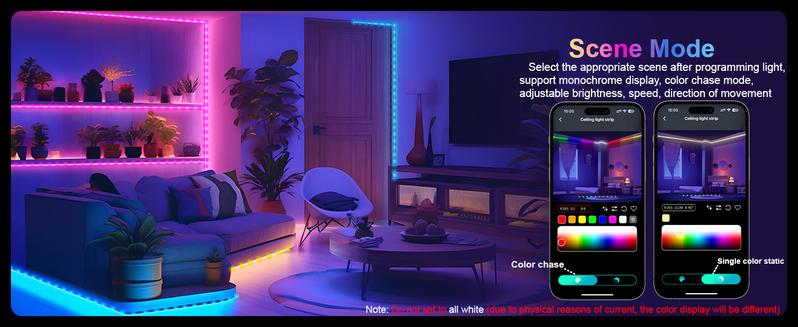 Smart Fairy String Lights, 33ft 100 LED - APP & Remote, USB Powered, IP65, Outdoor Indoor, music sync,12 Modes, Multicolor Deco for Christmas Bedroom Parties Outdoor Camping