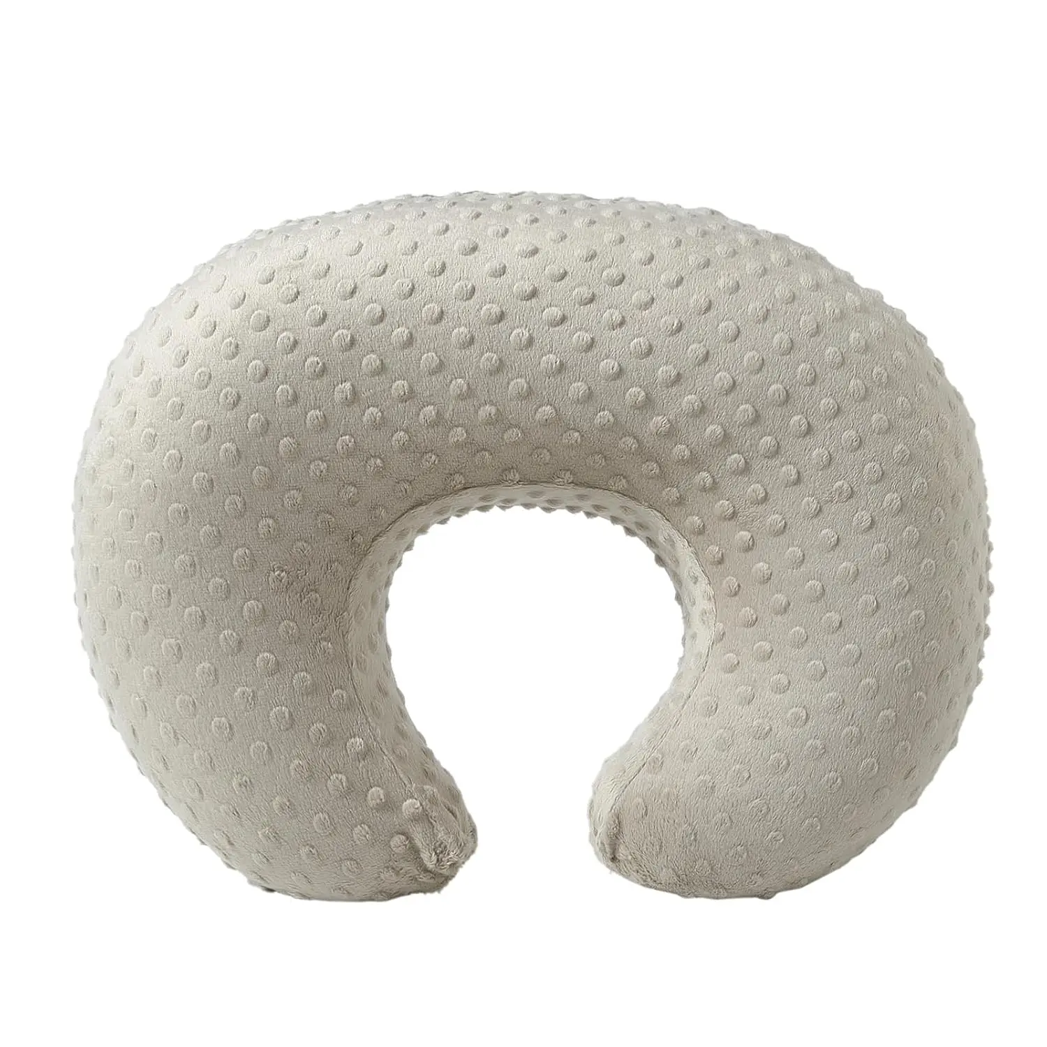 Nursing Pillow for Breastfeeding & Bottle Feeding, Baby Feeding Pillow with Removable Cover, Soft Support Pillow for Mom & Baby, Newborn Nursing & Feeding Essentials, Brown